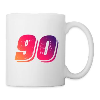 90 number symbol - Mug - white - Right