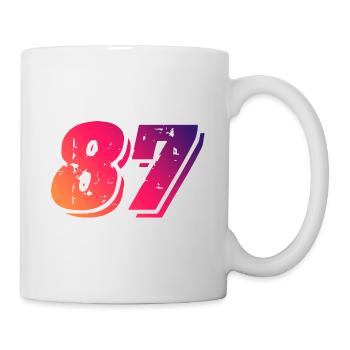 87 Number Symbol - Mug - white - Right