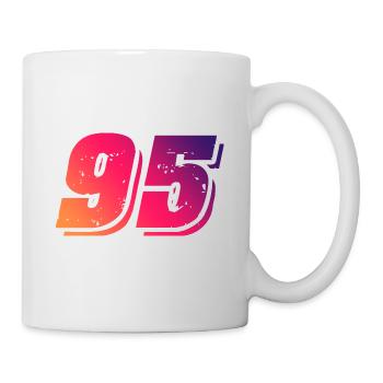 95 number symbol - Mug - white - Right