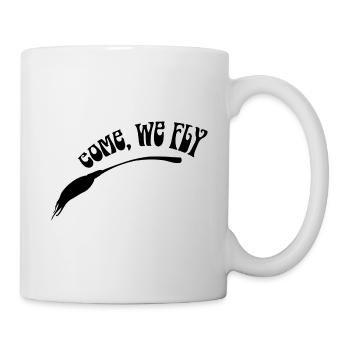 Hexe Spruch für Halloween Lustige Geschenkidee - Tasse - Weiß - Rechts