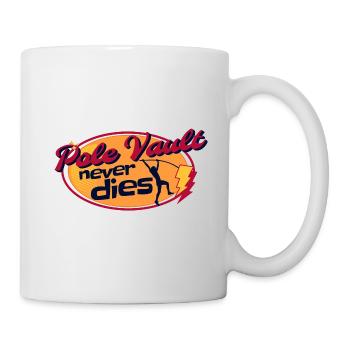 Pole vault sports athlete - Mug - white - Right