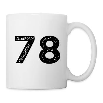 78 Number jersey - Mug - white - Right