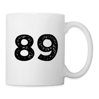 89 number jersey - Mug - white - Right