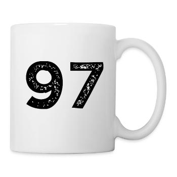 Maillot numéro 97 - Mug blanc - blanc - Droite