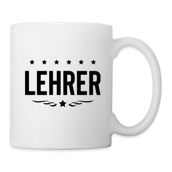 Lehrer Beruf - Tasse - Weiß - Rechts