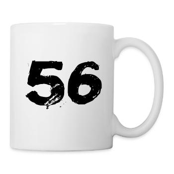 56 Number jersey - Mug - white - Right