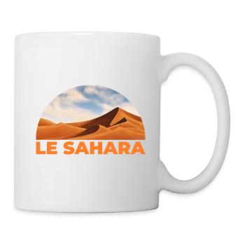 Die Sahara - Tasse - Weiß - Rechts