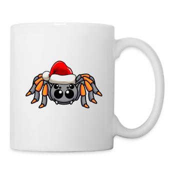 Tarentule Comic Noël - Mug blanc - blanc - Droite