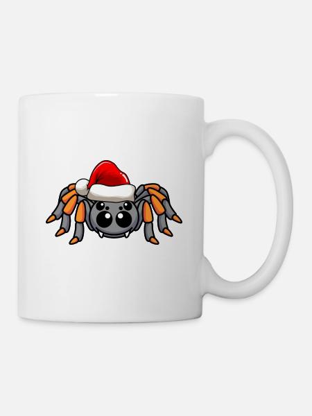 Tarentule Comic Noël - Mug blanc - blanc