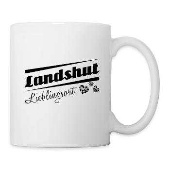 Landshut - Lieblingsort mit Stadtnamen - Tasse - Weiß - Rechts