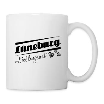 Lüneburg - Lieblingsort mit Stadtnamen - Tasse - Weiß - Rechts