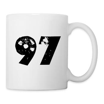 97 Nombre - Mug blanc - blanc - Droite