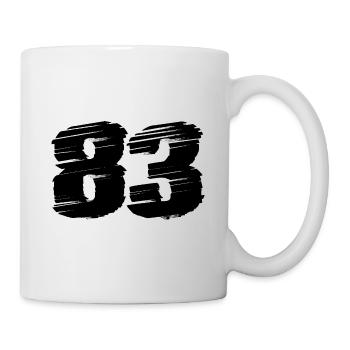 83 Number jersey - Mug - white - Right