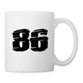 86 Number jersey - Mug - white - Right