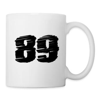 89 Number jersey - Mug - white - Right