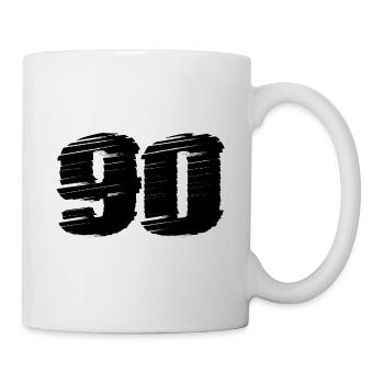 90 Number jersey - Mug - white - Right