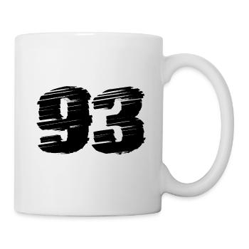 93 Number jersey - Mug - white - Right