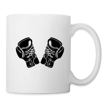 Gants de boxe Symbole Boxe - Mug blanc - blanc - Droite