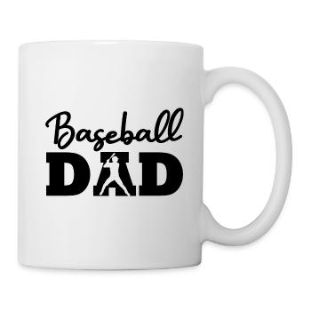 Baseball-Vater - Tasse - Weiß - Rechts
