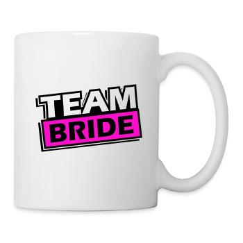 Team Bride Wedding Saying - Mug - white - Right