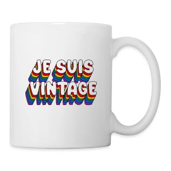 JE SUIS VINTAGE - Mug blanc - blanc - Droite