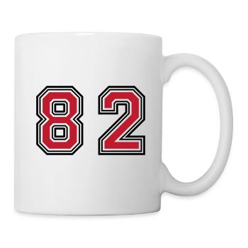 82 Number Symbol - Mug - white - Right
