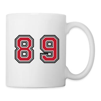 89 Number Symbol - Mug - white - Right