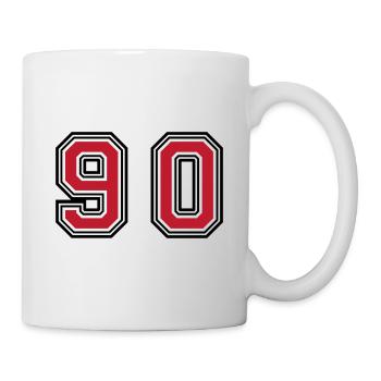 90 Number Symbol - Mug - white - Right