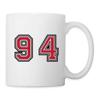 94 Number Symbol - Mug - white - Right