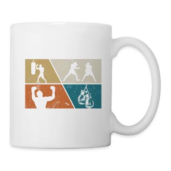 Boxe - Mug blanc - blanc - Droite