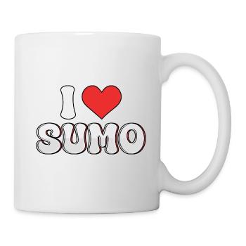 J’adore le sumo - Mug blanc - blanc - Droite