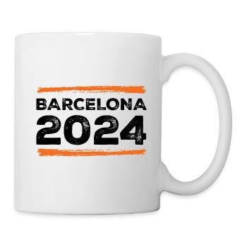 Devis Barcelone 2024 - Mug blanc - blanc - Droite