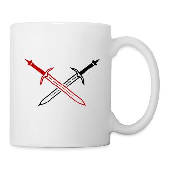 Schwert Icon - Tasse - Weiß - Rechts