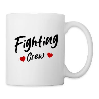 Cœur d’équipage de combat - Mug blanc - blanc - Droite