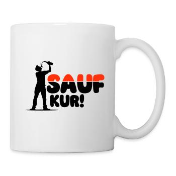 Sauf Kur Party - Tasse - Weiß - Rechts