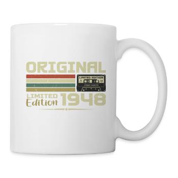Retro 1948 Birthday Gift Born in 1948 Original - Mug - white - Right