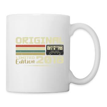 Retro 2018 Birthday Gift Born in 2018 Original - Mug - white - Right