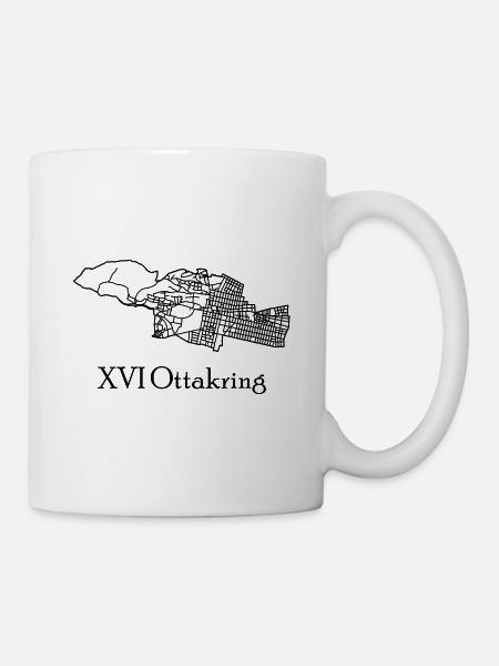 Ottakring Map - Mug - white