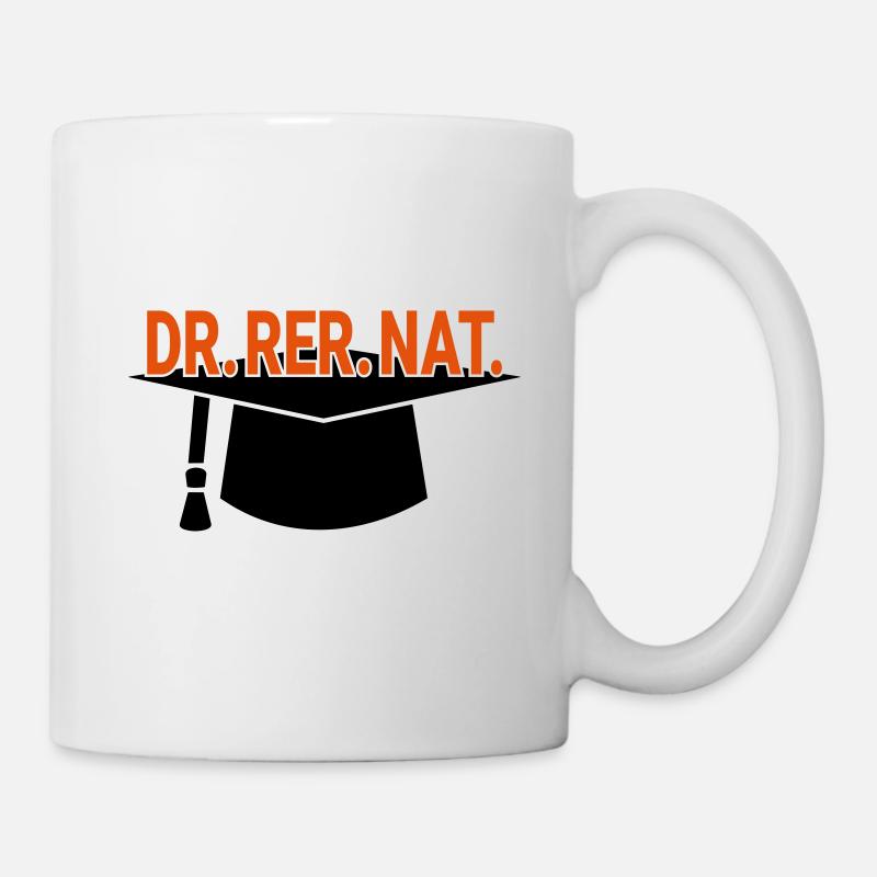 Doktorhut Dr. Promotion Geschenk zum Abschluss - Tasse - Weiß