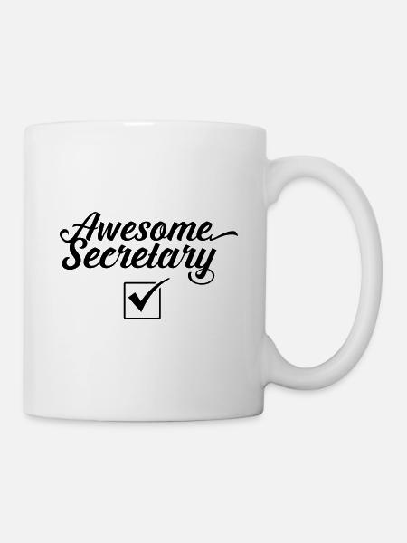 Secrétaire secrétaire de génie Bureau Secrétaires Profession - Mug blanc - blanc