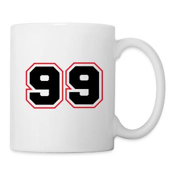 99 Number Symbol - Mug - white - Right