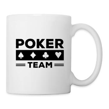 poker team - Mug - white - Right