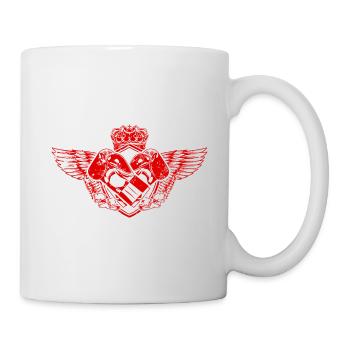 Boxing Gloves Boxing Fighter Champ - Mug - white - Right