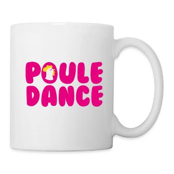 Poule Dance - Mug blanc - blanc - Droite
