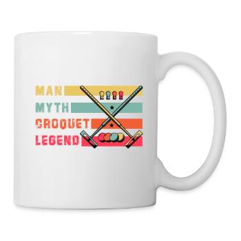 Man Myth Croquet Legend - Mug - white - Right