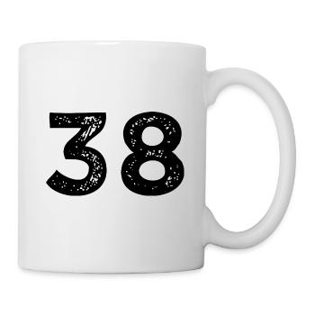 38 Number jersey - Mug - white - Right