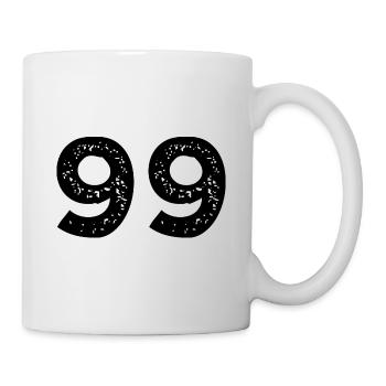 Maillot numéro 99 - Mug blanc - blanc - Droite