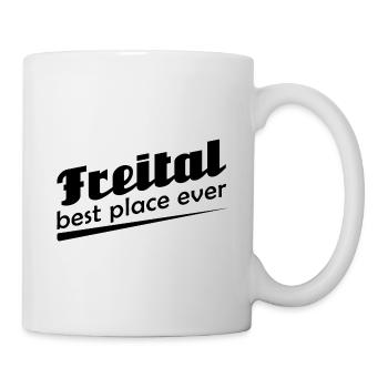 Freital - Stadt best place ever - Tasse - Weiß - Rechts