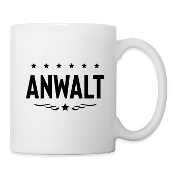 Anwalt Beruf - Tasse - Weiß - Rechts