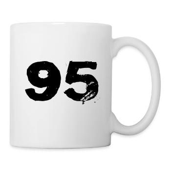 95 Number jersey - Mug - white - Right